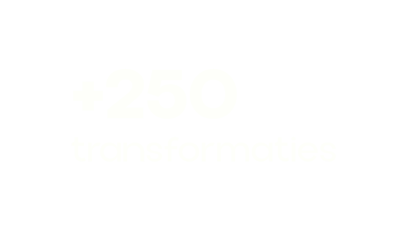 +250 transformaties